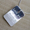 Personalised Enamel Daisy Silver Pendant - Image 5