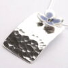 Personalised Enamel Daisy Silver Pendant - Image 3