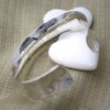 Personalised Adjustable Textured Silver Cuff Bangle - Image 4