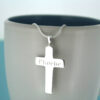 Personalised Gold Heart Cross - Image 2