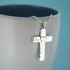 Personalised Gold Heart Cross - Image 6