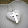 Personalised Gold Heart Cross - Image 5