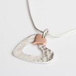 Portscatho heart pendant