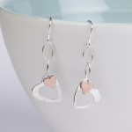 Portscatho Heart earrings