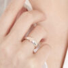 Portscatho Gold Heart Personalised Ring - Image 5