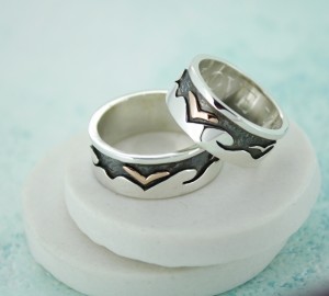 personalised seagull ring