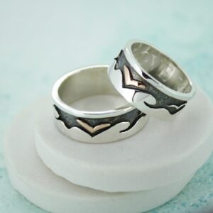 personalised seagull ring