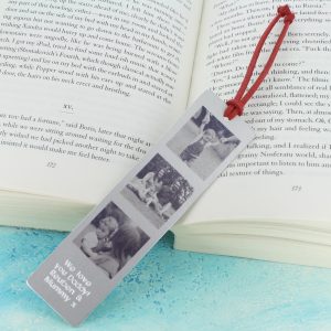 personalised photo bookmark
