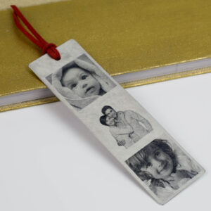 family photos personalised bookmark