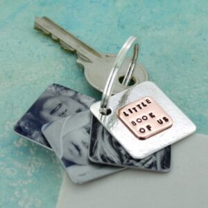 personalised photo keyring