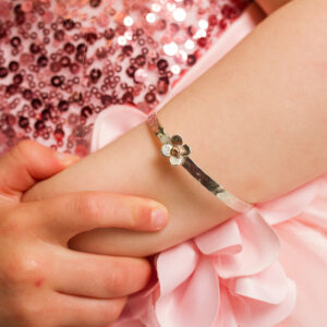 Flower girl bracelet