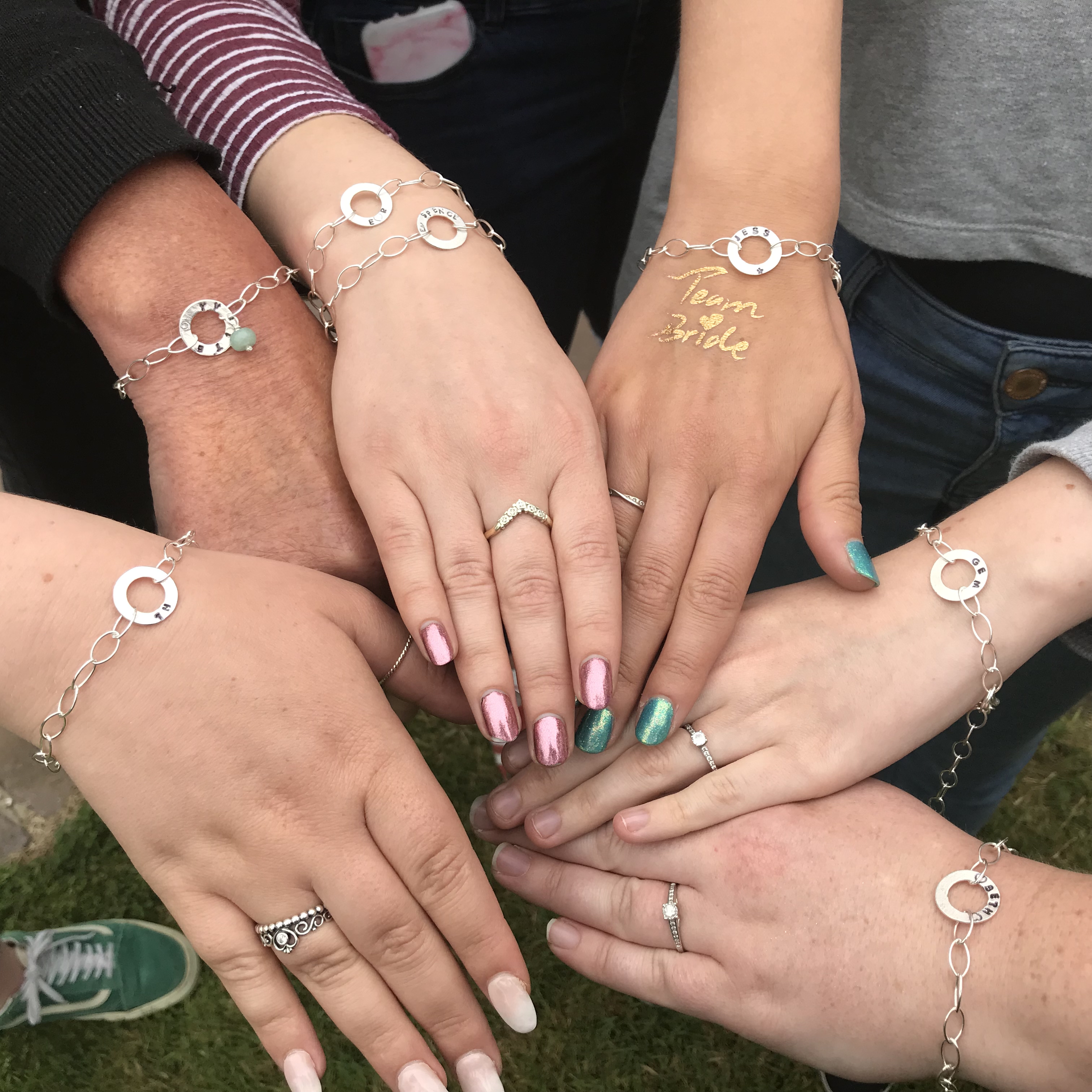 Hen party bracelets workshop