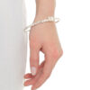 silver bangle with daisy