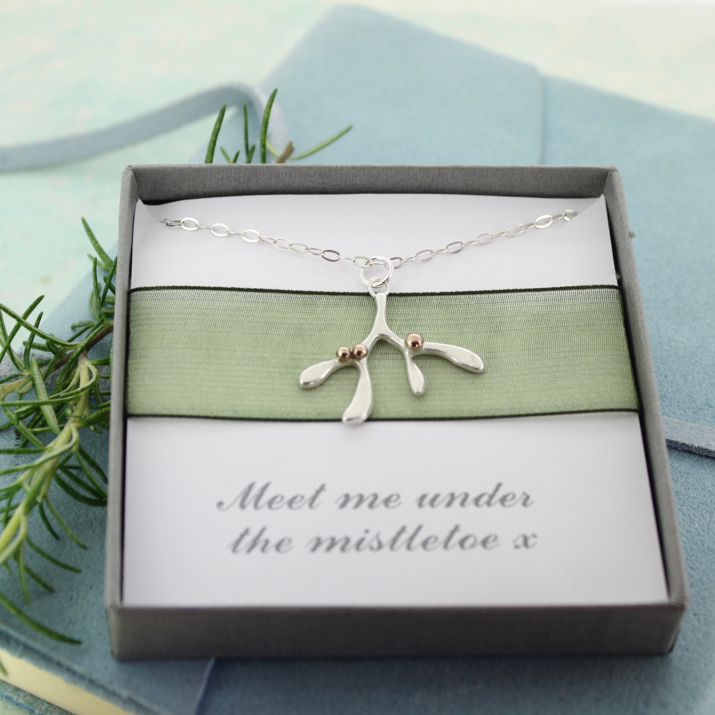 mistletoe necklace