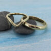 Personalised Wishbone Wedding Ring - Image 6